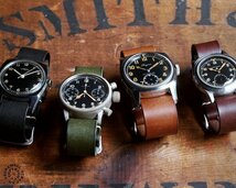 *30% off STONEWALL 24mm 時計ベルト アンティーク ビンテージ NATOベルト NATO 革 レザー アメリカ軍 米軍 ミリタリーウォッチ 軍用時計_画像4