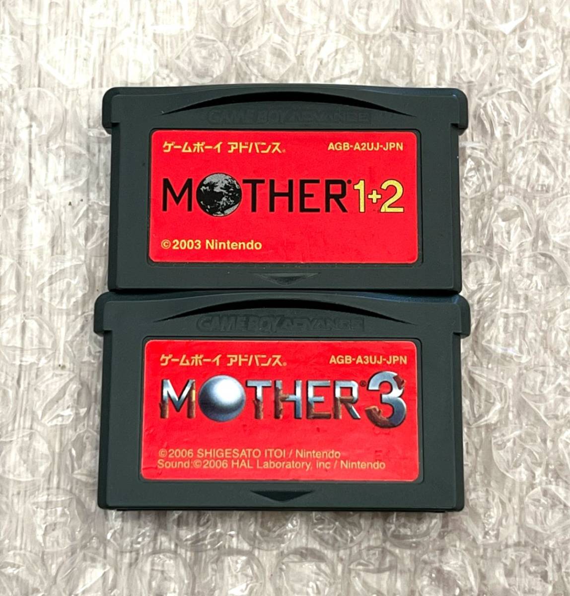 値段を公式サイト 【MOTHER 1+2 ￼】【MOTHER3】GBAゲームボーイ