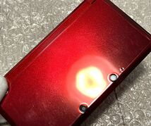 〈良品・動作確認済〉ポケモンバンク ポケムーバー ダウンロード済み ニンテンドー3DS 本体 フレアレッド NINTENDO 3DS CTR-001_画像3