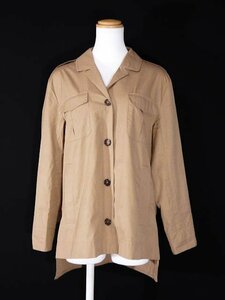 * domestic regular / beautiful goods 2023*S MAXMARA Max Mara / thin jacket :42/ light brown yt759