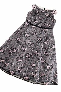 ★大きいサイズ完売品未使用2021★TOCCAトッカ/JOANNA LOUISEドレス定価8.9万：6/黒系xw052