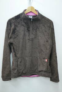 35W ノースフェイス THE NORTH FACE 毛足長 フリースハーフジップトップス【WOMENS　L】