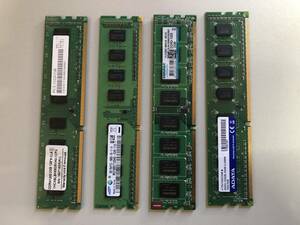 ☆ジャンク品 デスクトップPC用メモリ DDR3 1333 2M 4枚セット