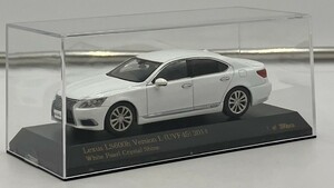 o3608R LeXUS LS600h Version L (UVF45) 2014 White Pearl Crystal Shine レクサス フィギュア 模型