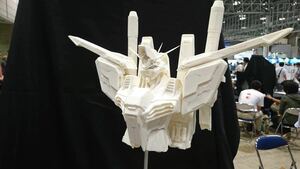 彩工家 A&E 1/35 ZZガンダム胸像 2018夏 C3 キャラホビ ガレージキット レジンキット 正規品 希少品