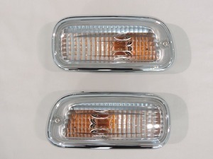  Daihatsu original L700 Mira Gino for front winker lens left right set H11.11~H16.10 repair parts RH LH driver`s seat passenger's seat Turn signal 