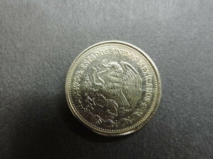 ★メキシコ　１００ぺソ硬貨★　ESTADOS UNIDOS MEXICANOS　　約２６，４㎜・約１１，８ｇ　　中古品・美品 