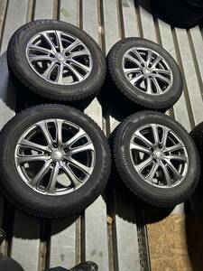 中古冬タイヤホイールセット　215/60R16　BRIDGESTONE VRX2 トピー シビラネクスト　4本セット　送料安★☆