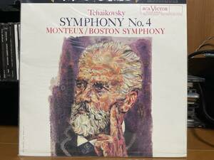 輸入 RCA VICTOR LSC-2396 BMG MUSIC再発盤 Tchaikovsky SYMPHNY No.4 RIERRE MONTEUX 新同品 重量盤 LIVING STEREO