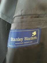 133☆【金ボタン 紺ブレ ダブルブレスト ブレザー】Stanley Blacker スタンリーブラッカー ジャケット_画像5