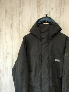 at697☆【防水 撥水 マウンテンパーカー 中綿入り 】karrimor カリマー weathertite アウトドア グレー S