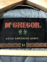 at827☆【90s ヴィンテージ ワッペン ウールジャケット】MCGREGOR マクレガー スタジャン M グレー_画像7