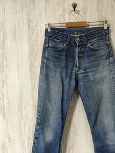 at860☆【501 66E ビッグE 赤耳 ジーンズ】Levi's リーバイス 70s 前期 後期 デニム