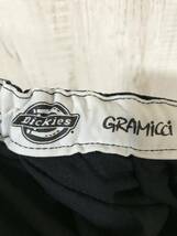 at863☆【コラボ ダブルネーム コーデュロイ クライミングスカート】Dickies × GRAMicci ディッキーズ グラミチ S 黒_画像7