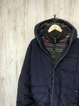 553☆【2way レイヤード キルティングジャケット】PePe Jeans ペペジーンズ ニット着脱可 XL_画像1