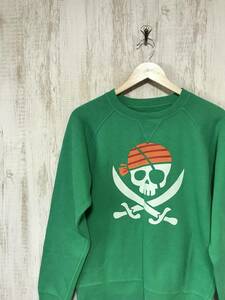 567☆【海賊 pirate スウェットシャツ トレーナー】Laundry ランドリー 緑 38