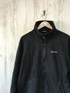 V179☆【フリースジャケット】berghaus バーグハウス L 黒