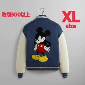 Disney | Kith for Mickey & Friends Wyona Full Zip Sweater Indigo XLサイズ キス ディズニー ミッキー フルジップ セーター スタジャン