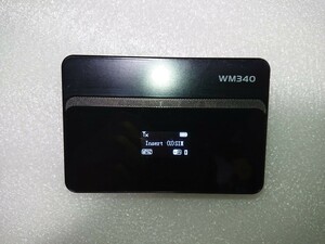 富士ソフト WM340　モバイル Wi-Fi ルーター SIMフリー 