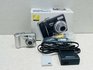 MN5 1円～ ニコン デジタルカメラ COOLPIX 7900 箱 充電器 ケーブル付き 動作未確認 コンパクトデジカメ 