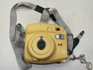 H5029 1円～ 【稼働品】 富士フィルム FUJIFILM intax mini 8+ PLUS チェキ インスタントカメラ イエロー 黄色