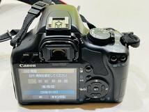 H5024 1円～ 【綺麗品】 Canon EOS KISS X2 レンズ2個セット バッテリー充電器付 キャノン 55-250mm 18-55mm 稼働品_画像7