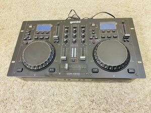 GEMINI CDM-4000 / DJプレーヤー CDJ ミキサー一体型 ワークステーション CD対応 USB対応【ジャンク品】♪TK