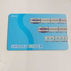 Jr Shikoku Old Design Shikoku ICOCA Card Card Card Dopodit только Suica может использоваться друг с другом