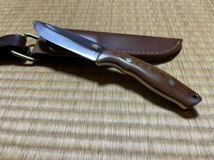 モキナイフ MK-2021NBCM CO Berg(バーグ) コンベックス ブラウン ブッシュクラフトナイフ Moki Knife　フルタング