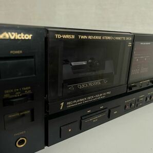 Victor ビクター TD-WR531 ダブル ステレオ カセット デッキ ヴィンテージ オーディオ 機器 テープ デッキ 札幌の画像5