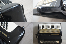 希少 レア ホーナー HOHNER VERDI V N 41鍵 120ベース 鍵盤式 アコーディオン 純正 ハードケース 付 ドイツ 製 ブラック 黒 ⅤN 5 N 札幌_画像6