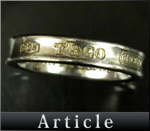163375〇 Tiffany&co ティファニー 1837 ナロー リング 指輪 Sv925 スターリング シルバー アクセサリー シンプル レディース/ E