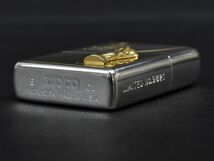 162994◇着火確認済 Zippo ジッポ 2002年 日韓ワールドカップ サッカー オイルライター ライター E01 2001年 シルバー ゴールド/ G_画像6