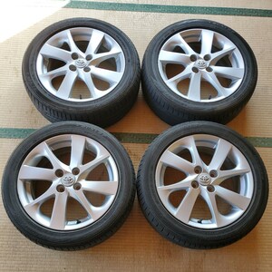 トヨタ アクア 純正オプション 195/50R16 ツーリングパッケージ NHP10 前期 4本セット 6J +51 ハブ54mm DUNLOP LEMANZ V 2018年製