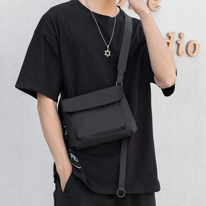 sakoshu* bag men's black black nylon new goods unused shoulder bag body bag Street casual [PN113-5]