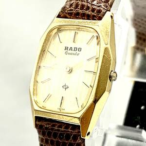 1円 稼働品■ RADO ラドー クラシック 時計 アンティーク 現状 クォーツ ジャンク 1296N