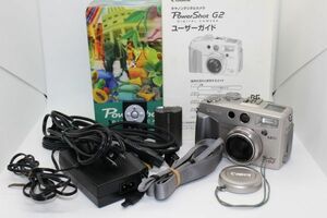 ■美品■キヤノン CANON POWER SHOT G2 7-21mm F2.0-2.5 ■付属充実■Z2959