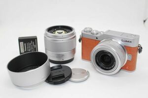 ■美品■パナソニック Panasonic LUMIX DC-GF9W オレンジ ダブルレンズキット ミラーレス一眼レフ #Z3055