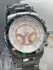 新品 DOMINIC ドミニク 正規品 機械式 自動巻き メカニカル 腕時計 ビックデイト パワーリザーブ レトログラード式 コレクション メンズ