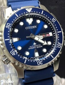 新品 腕時計 正規品 CITIZEN シチズン PROMASTER プロマスター 自動巻き カレンダー 20気圧防水 ラバーベルト アナログ腕時計 プレゼント