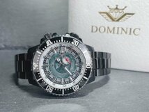 新品 DOMINIC ドミニク 正規品 機械式 自動巻き メカニカル 腕時計 アースギミック からくり時計 アンティーク コレクション 宇宙 黒_画像6