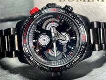 新品 DOMINIC ドミニク 正規品 機械式 自動巻き メカニカル 腕時計 マルチカレンダー インナーベゼル アンティーク コレクション 黒_画像5