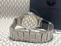 新品 テクノス TECHNOS 正規品 腕時計 アナログ腕時計 クオーツ チタン 3気圧防水 カレンダー シンプル シルバー アイスブルー プレゼント_画像9