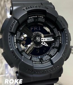 新品 国内正規品 CASIO/BABY-G/カシオ ベビーG ビッグケース 腕時計 うでどけい レディース LADIE'S ブラック アナデジ メーカー１年保証