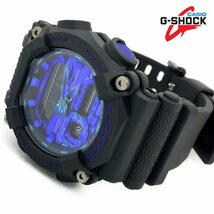 【1円】【新品正規品】CASIOカシオG-SHOCKGショックVIRTUAL BLUE SERIESアナログアナデジ20気圧防水メンズ腕時計ストップウォッチタイマー_画像6