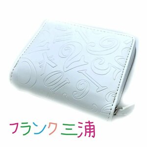 新品 フランク三浦 正規品 メンズ レディース ユニセックス 二つ折り財布 札入れカード 入れ 小銭入れ ホワイト