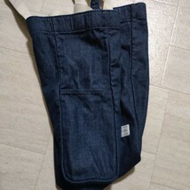 美品　日本製　定価:35200円　PORTER / STAND TOTEDENIM TOTE BAG(L)　ポーター　デニム トートバッグ　リバーシブル_画像8