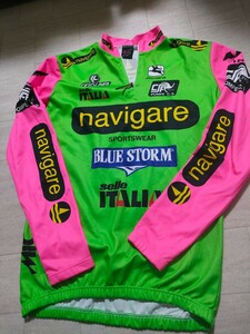 サイズ：M　美品　イタリア製　Giordana ジョルダーナ イタリア製 サイクル シャツ　ジャージ　ハーフジップ