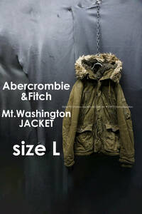 アバクロンビー＆フィッチ Mt.WASHINGTON JACKET Lサイズ 裏ボア ワシントンジャケット N-3B フライトジャケット アバクロ A&F