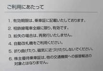 【未使用・最新版】「相鉄ホールディングス　株主優待乗車証6枚＋株主優待券冊子1冊セット　2024年6月30日まで有効」_画像3